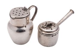 A Victorian silver novelty pepperette,