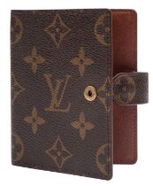 Louis Vuitton. A monogrammed canvas card wallet.
