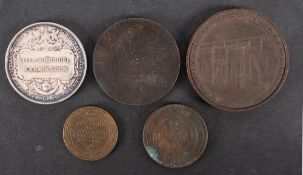 Medallions: City and Guilds for John Edward Nicholl's Coal Tar Distillation 1st prize 1921,