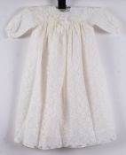 Three early 20th-century and later christening gowns,