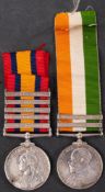 A South Africa pair to '5996 Pte H Simpson Bord Regt',