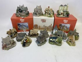 Lilliput Lane. A collection of boxed and
