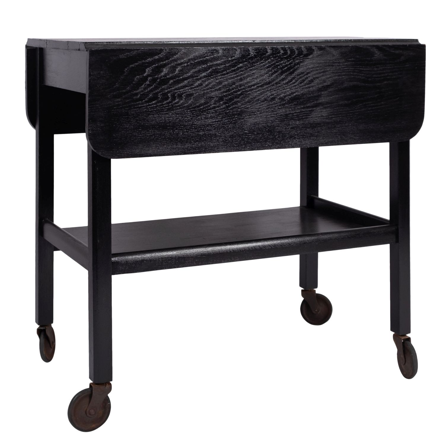 An ebonised ash low table, late 20th cen - Image 2 of 2