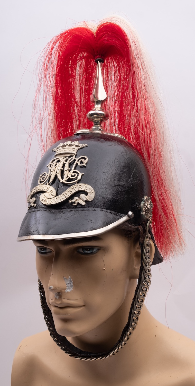 A 1st Duke of Manchester's Cavalry Troopers helmet, - Image 2 of 4