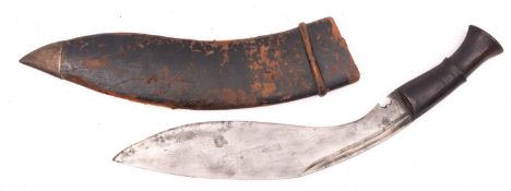A late 19th/early 20th century Kukri with later markings,
