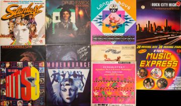 Eleven Vinyl LPs by David Essex, Glen Campbell, Barry White, London Boys, etc.