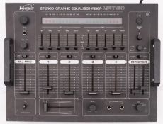 A Phonic MRT60 four channel Stereo Graphic Equalizer.