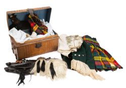 An early 20th century boy's highland costume, comprising glengarry,