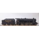 A 3 1/2 inch gauge live steam model of the LMS Stanier 'Black' Class 4-6-0 locomotive and tender