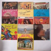 Thirteen LPs: includes albums by Steeleye Span, Adge Cutler, Tommy Burton (signed), The Seekers,