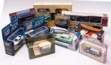 A large collection of various LLedo, Dinky & other boxed vehicles, mainly promotional. .
