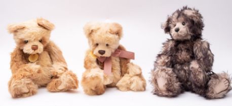 A group of three Charlie Bears after designs by Isabelle Lee, 'Willis',