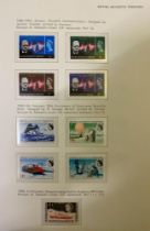 An unmounted mint collection of British Antarctic stamps 1963-2001 in an alum incl.