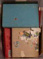 A quantity of stamps and covers in albums and loose with mint Great British decimal sets,