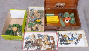 A Britains Zoo boxed lead hollow cast Hippoptamus No.