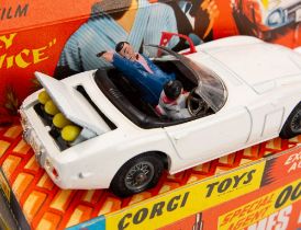 Corgi 336 'James Bond' Toyota 2000GT taken from the film 'You Only Live Twice': white with black