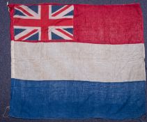A group of 20th Century flags, including a pale blue Ensign for Southern Rhodesia,