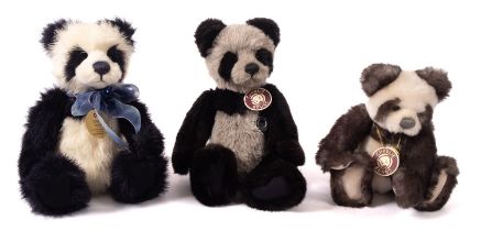 A group of three Charlie Bears after designs by Isabelle Lee, 'Jai Jai' ,