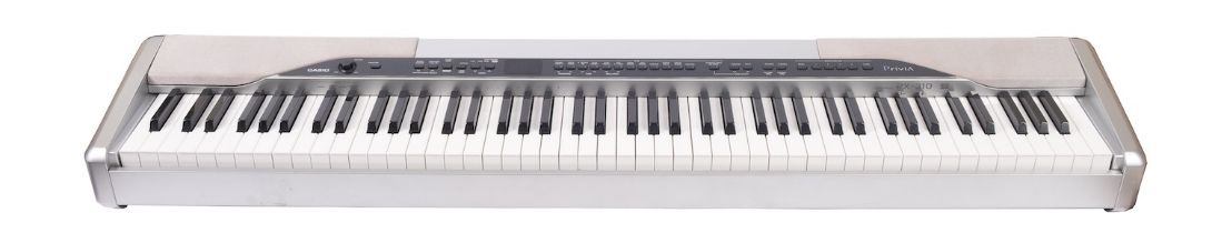 A Casio Priva PX-310 Electric Piano, in a soft shell case.