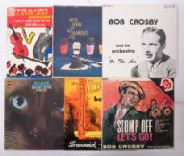 Six LPs: Bob Crosby (including Stomp Off, Let's Go!) (4), Artie Shaw and His Gramercy Five,