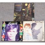 Three David Bowie LPs David Bowie: Scary Monsters inner lyric sheet VG/EX RCA BOW