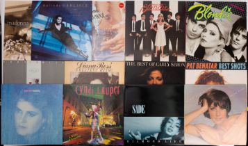 Thirteen LPs including two by Madonna, two Blondie, Eurythmics and eight others by Sade,