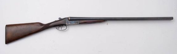 An AYA 12 bore side by side boxlock non-ejector shotgun serial number 218664,