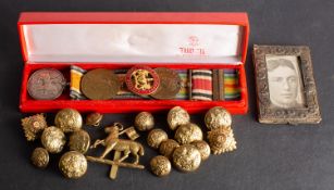 A WWI pair to 'Lieut B C Bainbridge' War Medal and Victory Medal,