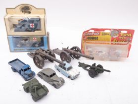 Britains and other diecast makers. A small group of military and commercial vehicles.