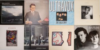 A group of eight 1980s albums including by Gary Numan, Yazoo, Erasure, OMD, etc.