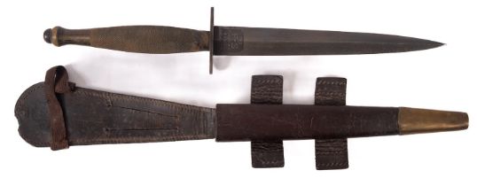A WWII Fairbairn Sykes Fighting Knife, Second Patter , maker Wilkinson Sword, London,