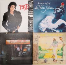 LPs by Michael Jackson and 3 Elton John LPs including Goodbye Yellow Brick Road Michael Jackson: