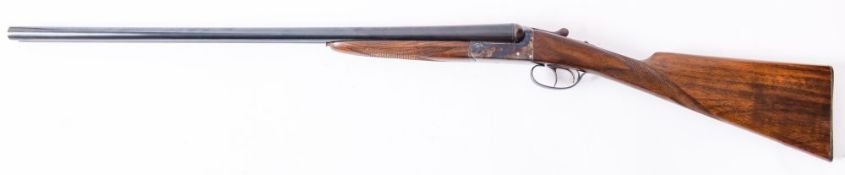 A Parker Hale 12 bore side by side boxlock shotgun, serial number '171788', 28 inch barrel,