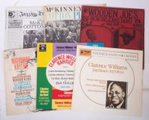 Six LPs: Clarence Williams (2), Washboard Rhythm Various Artists, Wooden Joe's New Orleans Band,
