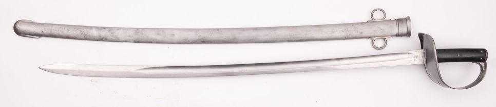 A late 19th/early 20th century 1885 pattern Cavalry Trooper's sword for the 13th Hussars 25th