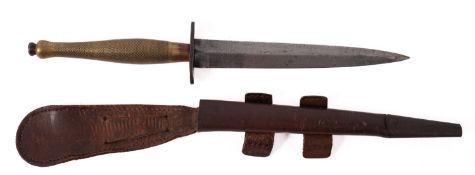 A WWII Fairbairn Sykes Fighting Knife, Second Pattern, maker Wilkinson Sword, London,
