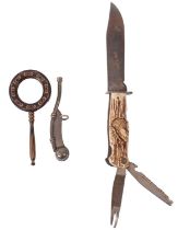 A German hunting knife, maker Decora, Solingen,