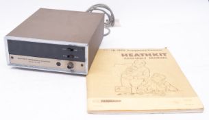 A Heathkit Frequency Counter Model IB-1100, together with Assembly Kit Manual , circa 1972.
