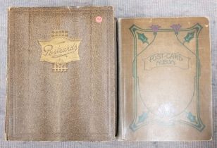 Two early 20th century postcard albums and contents, GB topographical including Lynton,