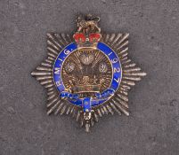 A Royal Masonic Institute for Girls, silver and enamel badge, maker Spencer & Co, Birmingham, 1926.