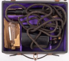 A cased Bakelite 'Sterling Frequency Generator;, maker The Stirling Corporation, Cleveland, Ohio,