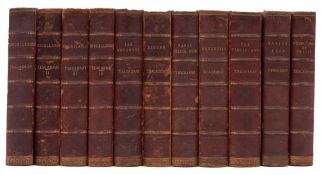 THACKERAY, Miscellaneous Prose and Verse (4 vols), half morocco rubbed,