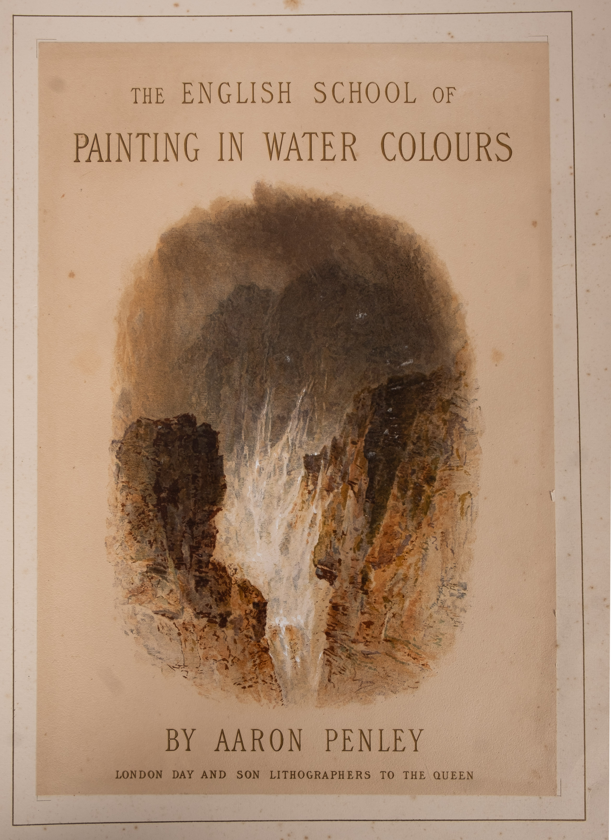PENLEY, Aaron - The English School of Painting in Water-Colours; Its Theory and Practice, - Image 2 of 8