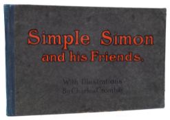 CROMBIE, Charles (illustrator) Simple Simon and his Friends, 12 colour plates and advert,