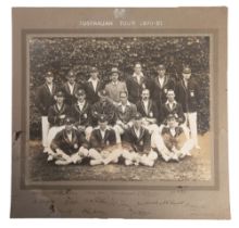 Percy G. H. Fender cricket archive: 1921: England Ashes Series 1921, photograph showing P.G.