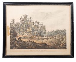 CEYLON, View near Point de Gallet, Ceylon, drawn by Henry Salt, engraved by D.