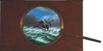 'Star effect' [star appears and disappears] Maker unknown (7 x 4 1/2 x 3/8 inches), single lever