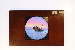 'Shipwreck' W C Hughes, London (7 x 4 1/2 x 3/8 inches) 'Shipwreck Survivors on raft' Issac Knott,