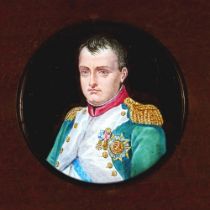 A portrait of Napoleon Bonaparte.