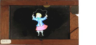 'Girl skipping with rope' Maker unknown (7 x 4 x 3/8 inches), single slip (2)
